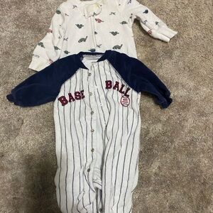 Carter's Blue and White Pajama Sets for Kids